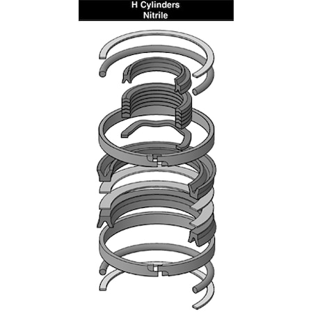 Milwaukee - After Market Parts Hydraulic Cylinder Repair Kit- SK-I-V-5, 12-1.750x2.500 01522-7-40